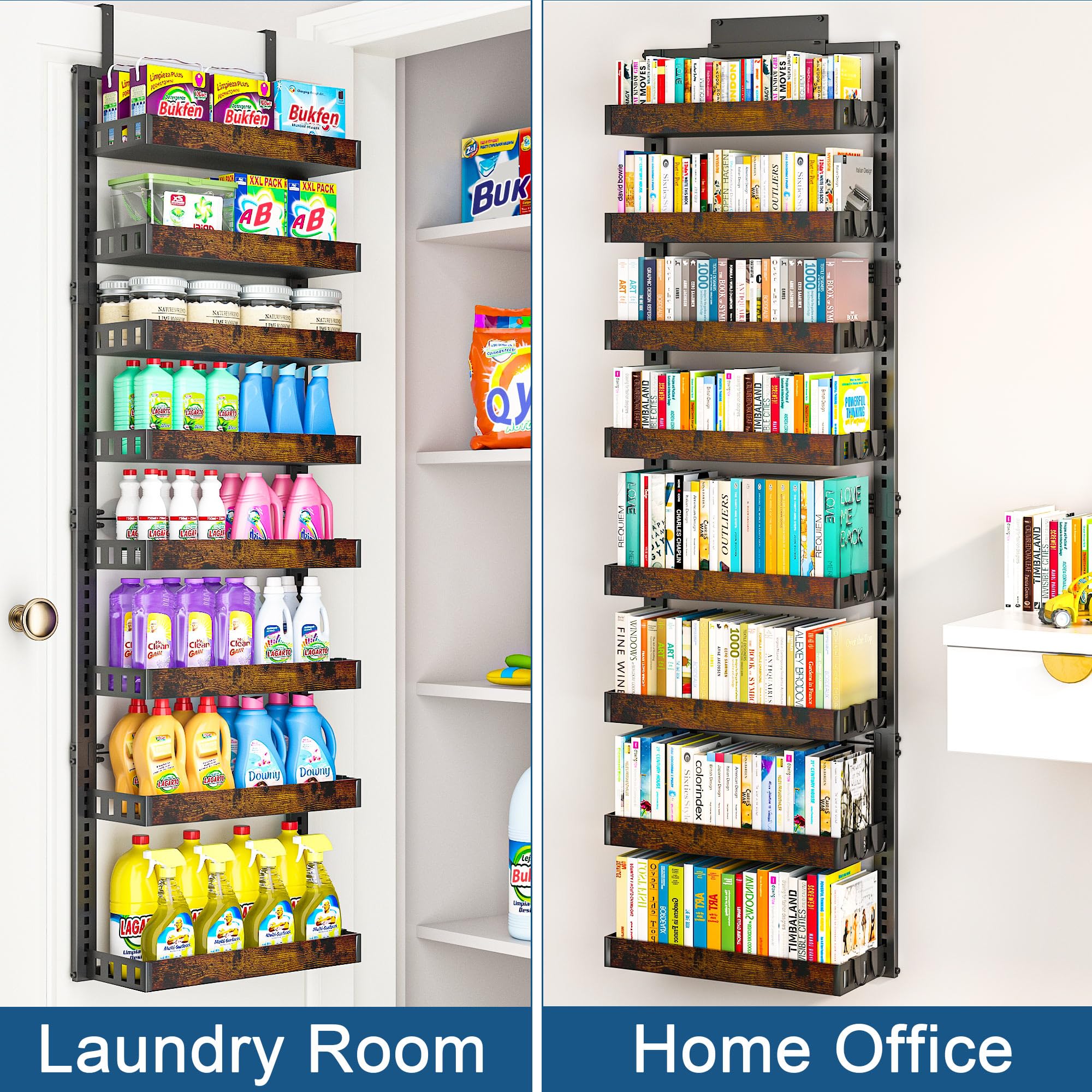 BUKFEN organizer in bathroom showing toiletries neatly stored and space saved
