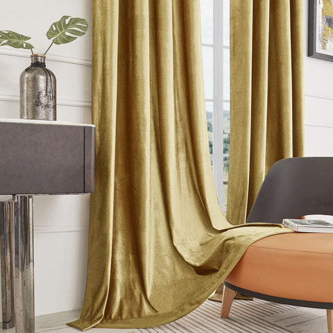 BULBUL styled living room with curtains showing mood lift benefit: refined atmosphere