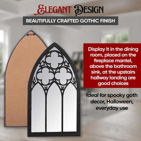 BULICADO mirrors in Halloween room display, boosts spooky decorative impact