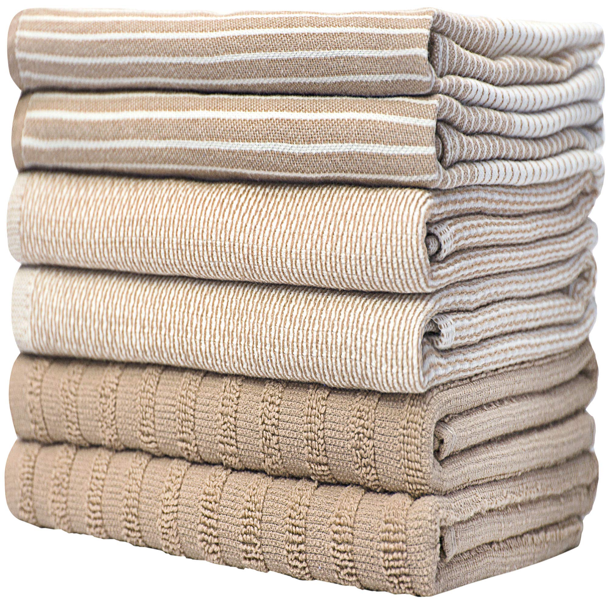 Bumble Towels size scale with hands showing 20 by 28 inch practical fit