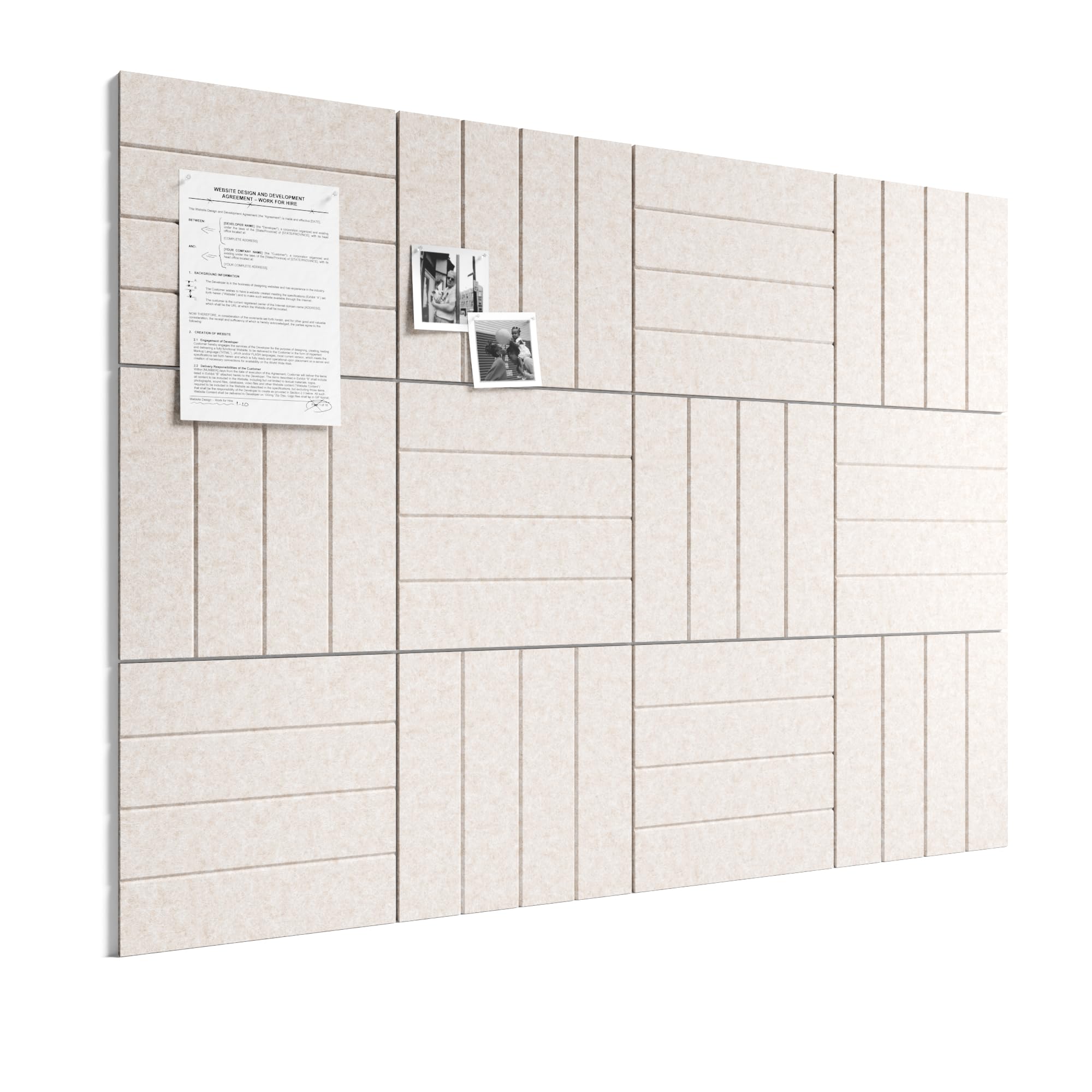 Bumusty front packaging showing oatmeal tiles and accessories for quick setup