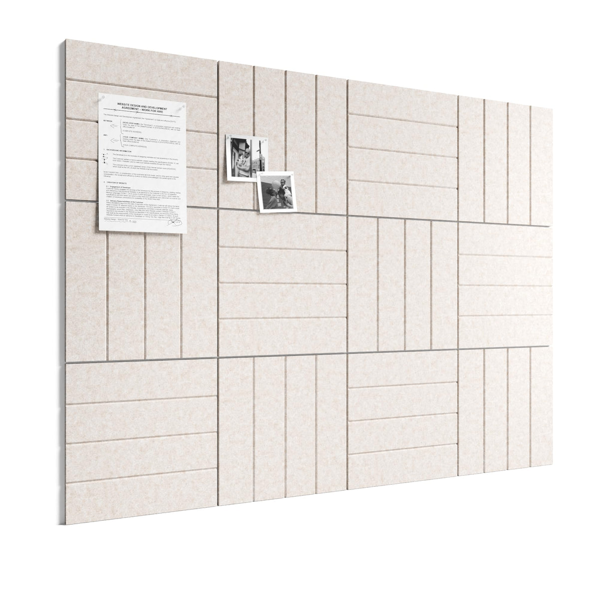 Bumusty front packaging showing oatmeal tiles and accessories for quick setup
