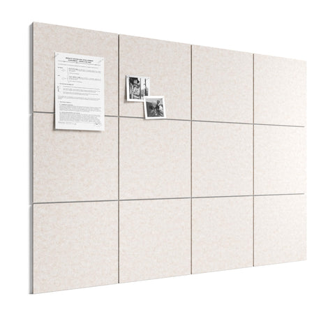 Bumusty front view assembled oatmeal board showing full 48x36 display and modern look