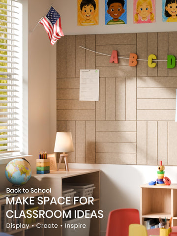 Bumusty pushpins and notes arrangement demonstrating easy organization
