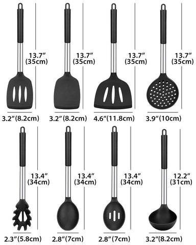 BUNDLEPRO close-up of silicone heads protecting cookware and resisting heat