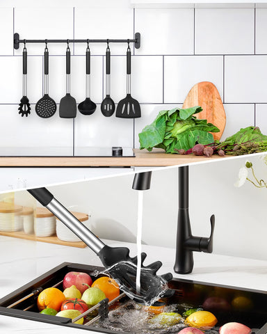 BUNDLEPRO ladle pouring soup showing easy scooping and serving convenience