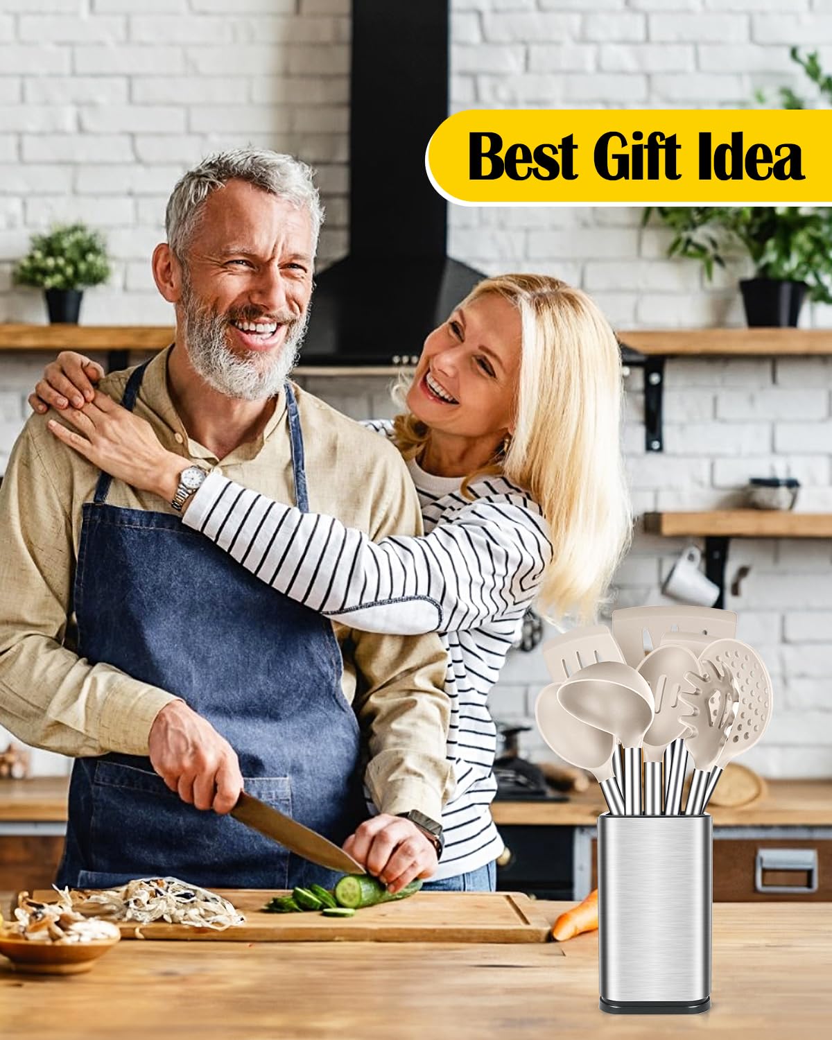 BUNDLEPRO utensils on kitchen counter styled, practical everyday cooking benefit