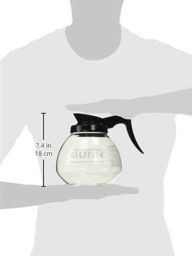 BUNN two black and one orange decanters assembled for quick selection benefit