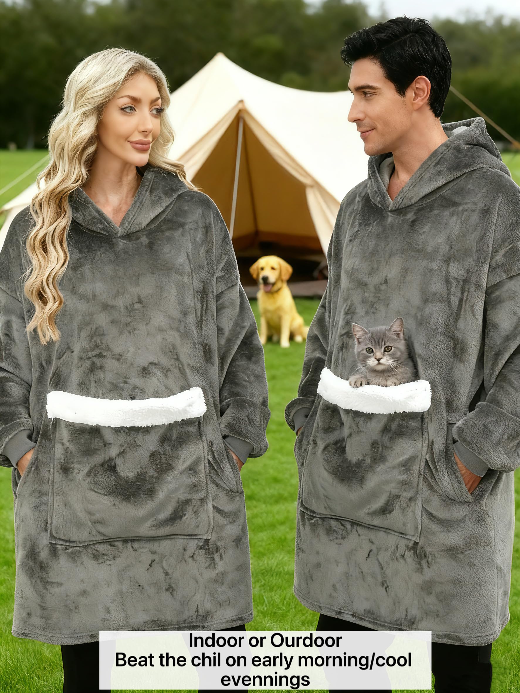 Bupekbee close-up of plush double-layer flannel texture for visible softness and warmth