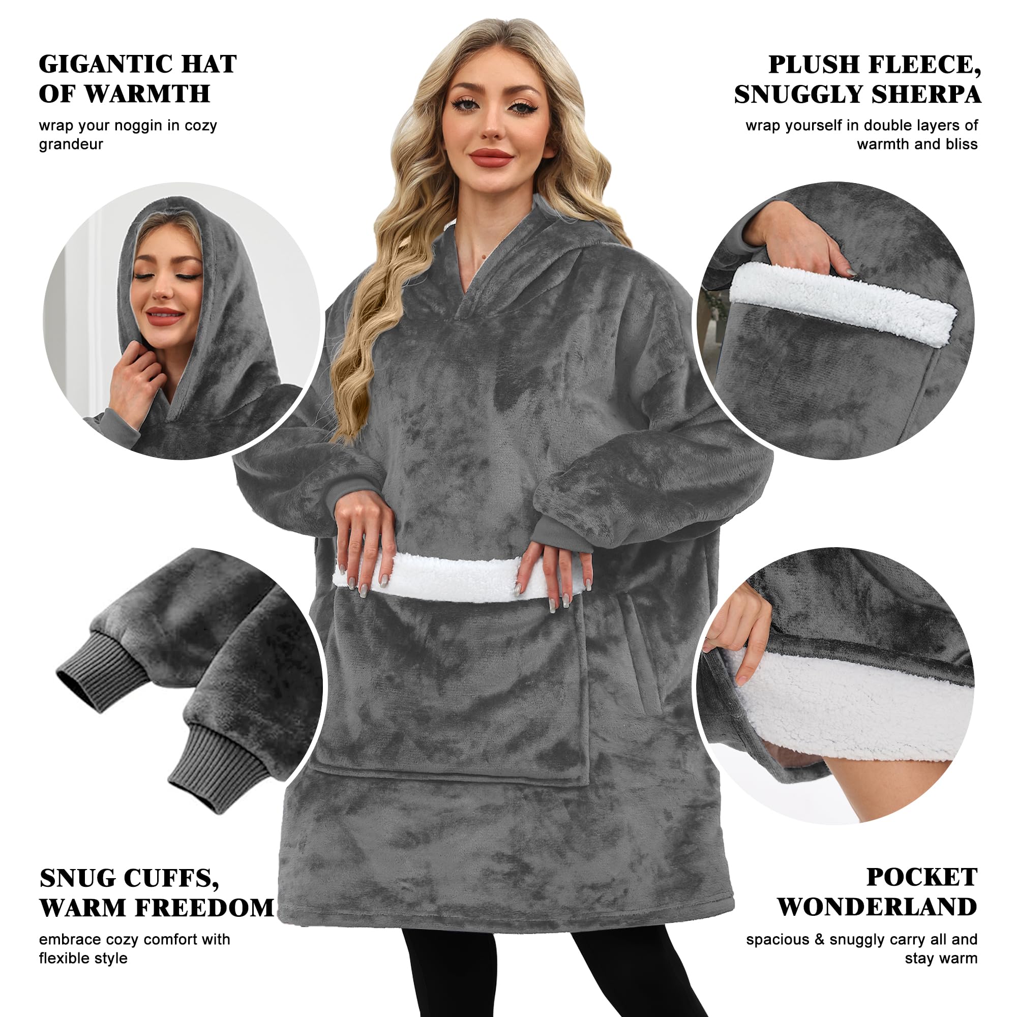Bupekbee hood and collar fit showing roomy hood protecting head and ears from cold