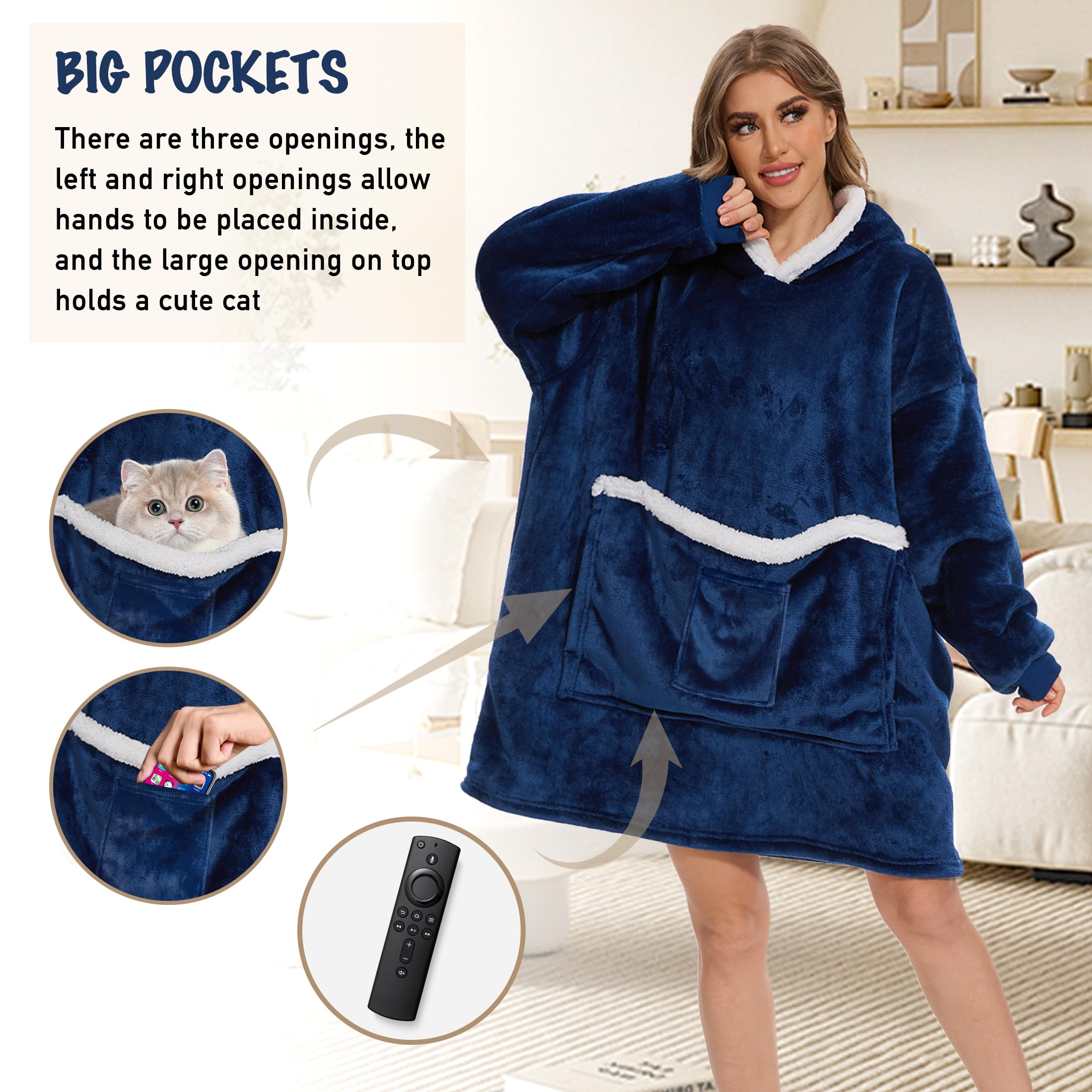 Bupekbee hood detail showing roomy hood and neck coverage for extra warmth