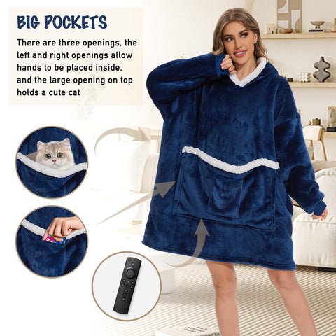Bupekbee hood detail showing roomy hood and neck coverage for extra warmth