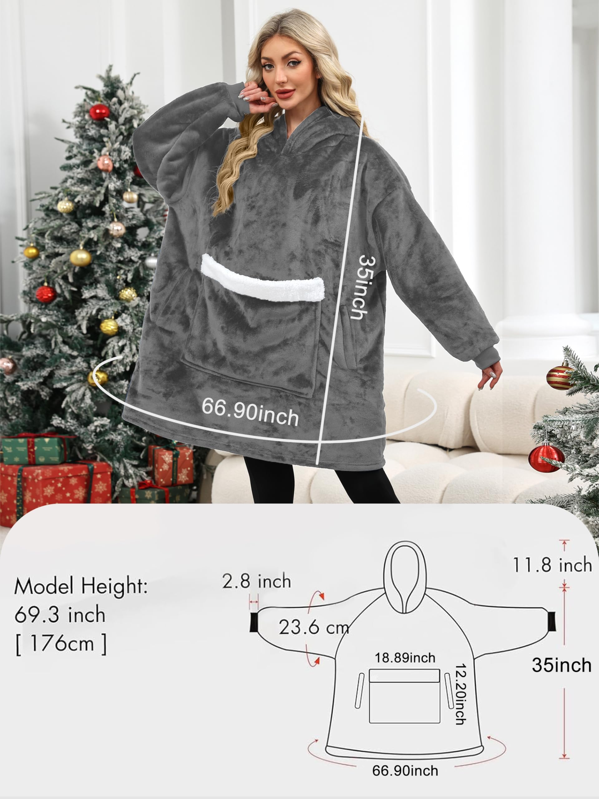 Bupekbee size comparison with chair indicating oversized dimensions and relaxed coverage
