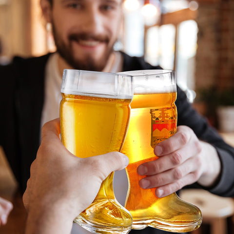 Burns Glass in a party scene demonstrating festive use and presentation benefit