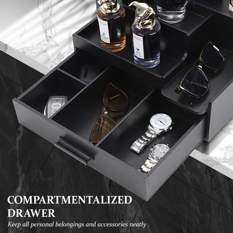 Butizone drawer open with accessories demonstrating neat storage and easy access