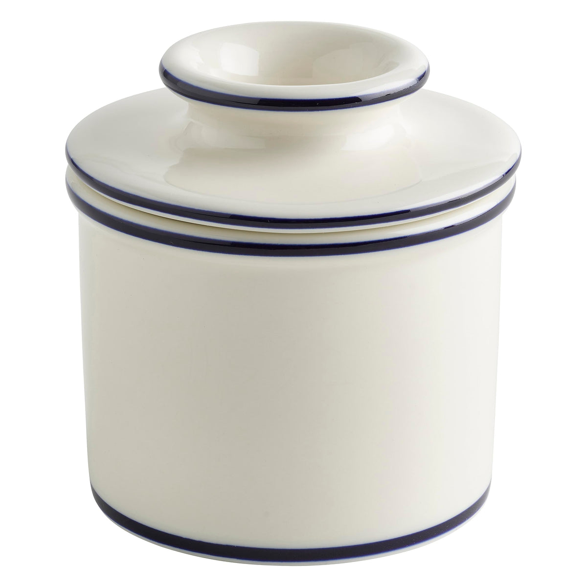 Butter Bell front packaging showing L. Tremain crock and blue-trim elegance