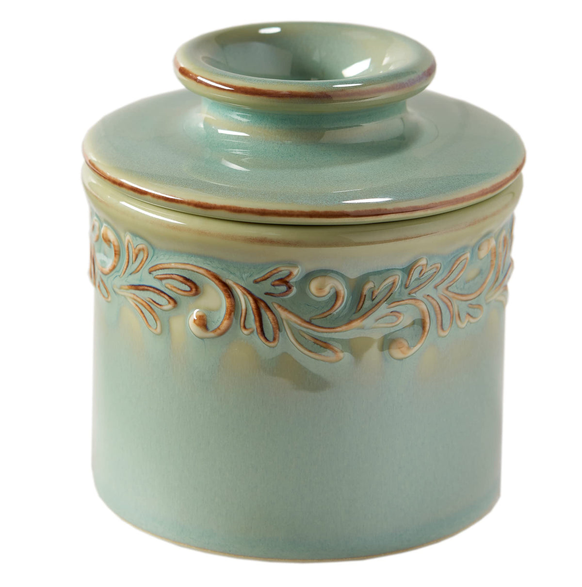 Butter Bell Sea Spray front view showing ceramic finish and vintage aesthetic