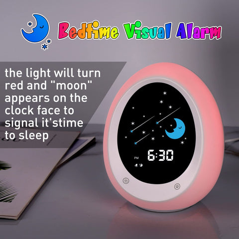 BUTTING nightlight showing multiple color options for calming bedtime lighting