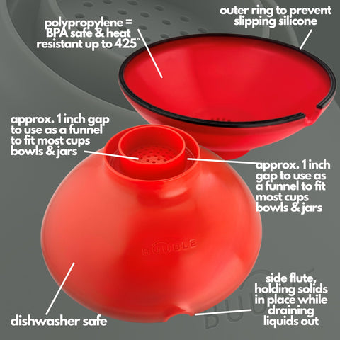 BUUBLE in dishwasher top rack, dishwasher-safe for fast and hygienic cleaning