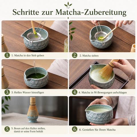 Buucup whisk holder and scoop rest shown protecting bamboo tools and maintaining shape