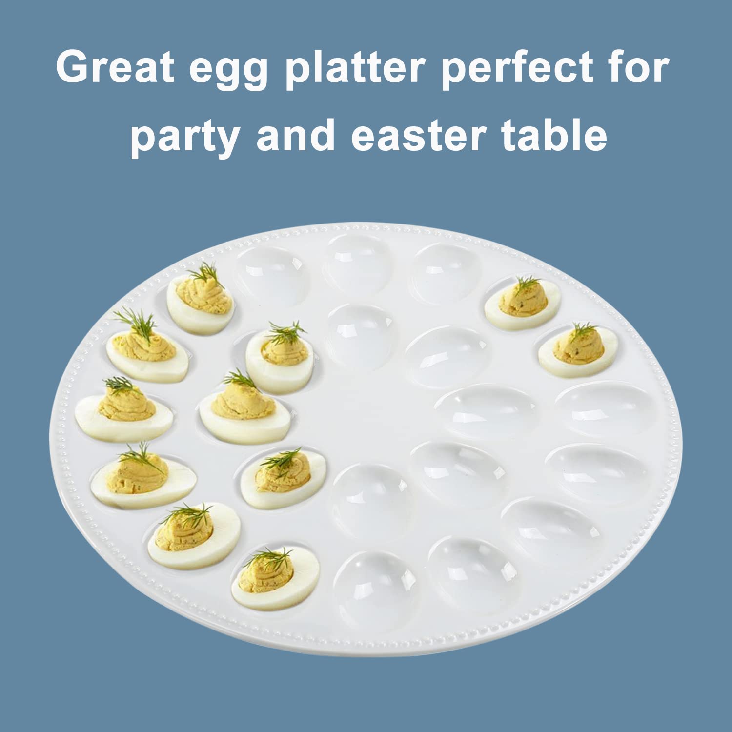 Buyajuju side profile showing platter depth and stable rim for safe handling