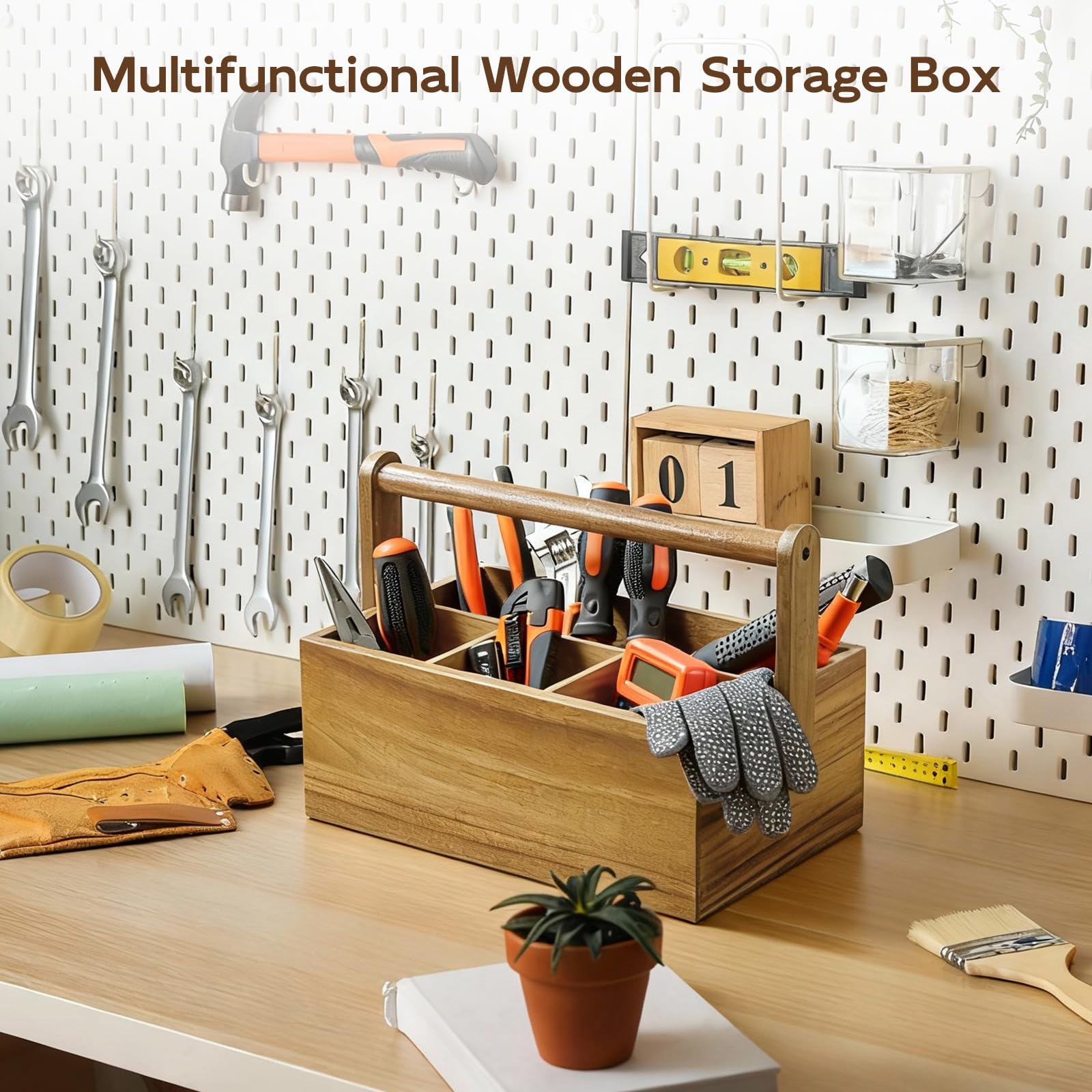 BWODYAY on kitchen counter by coffee station showing compact organization and style