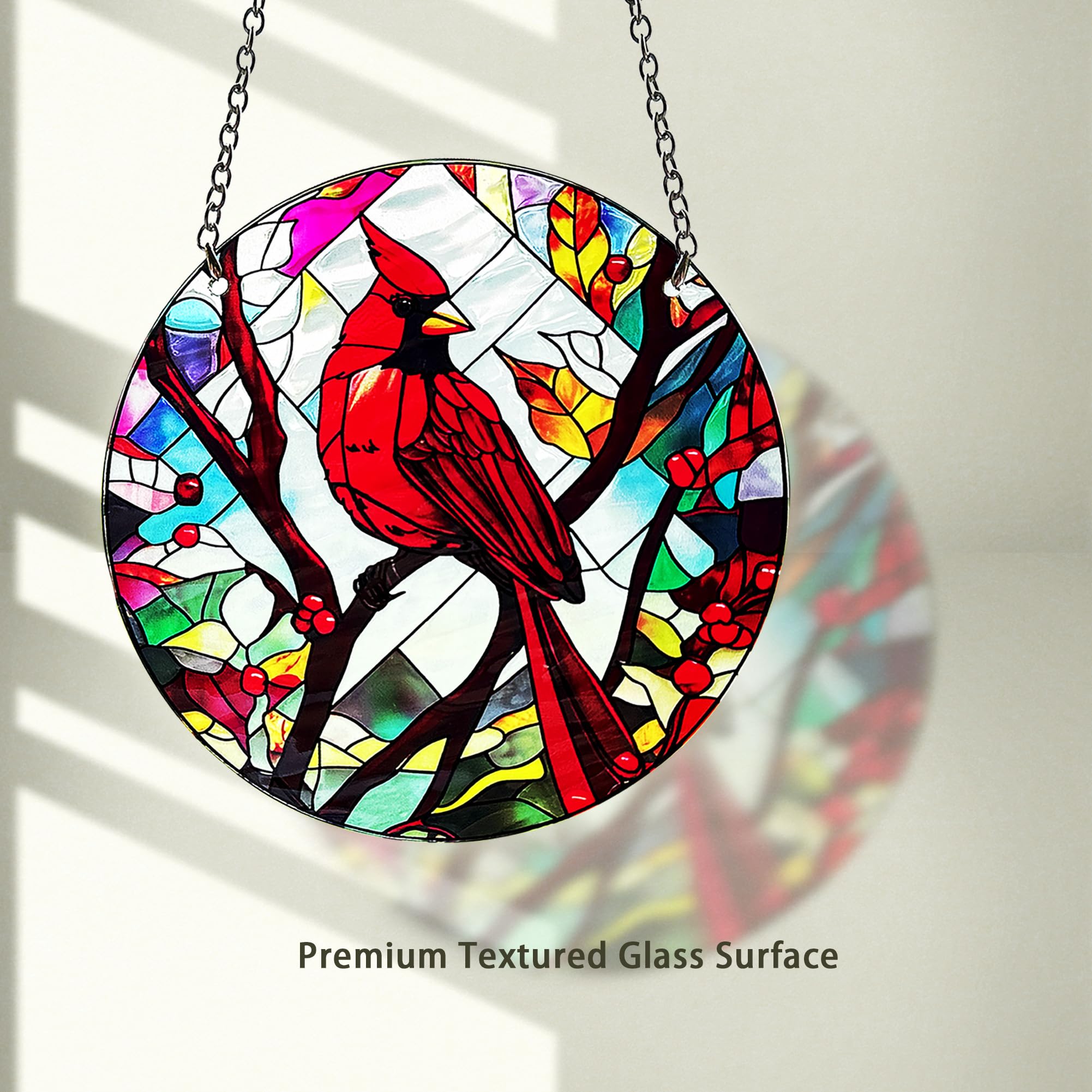 BXLZ packaged suncatcher with chain and suction cup highlighting secure delivery