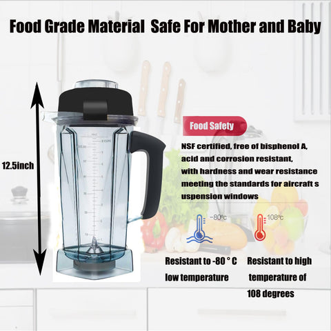 Bxmgr pitcher blending smoothies in kitchen showing quick results and heat generation