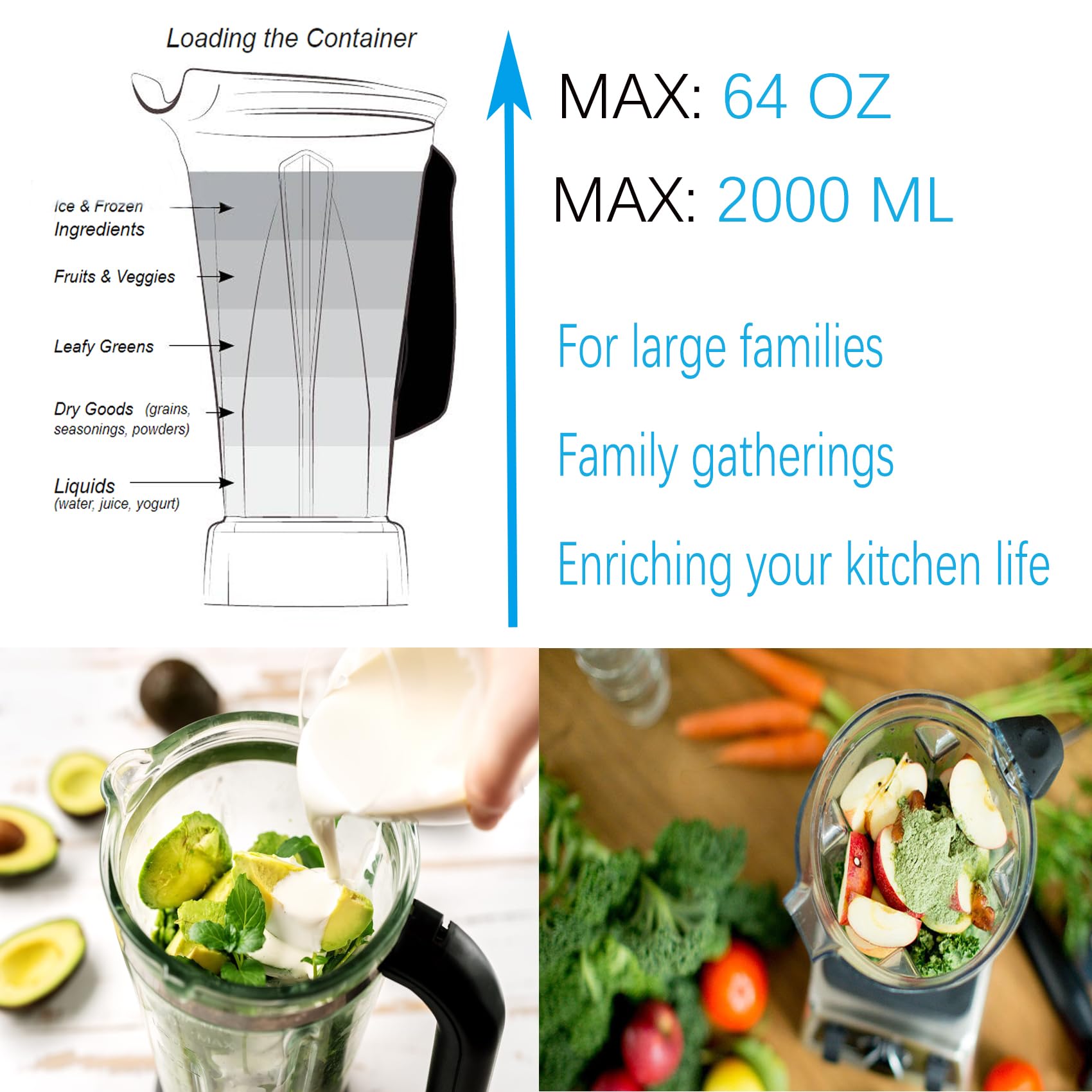 Bxmgr stainless-steel blade detail demonstrating sharp quad blades for powerful blending