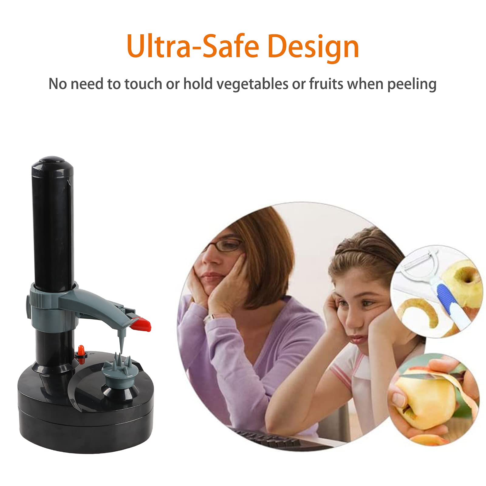 BXXLOOKG assortment of fruits and vegetables that the peeler handles easily