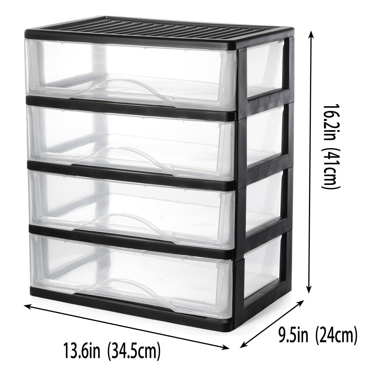 BYCY scale and dimensions beside ruler showing compact footprint and storage capacity