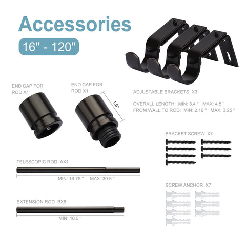 Byondeth brackets and hardware laid out showing included installation parts benefit