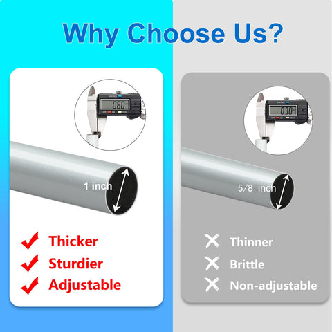 Byondeth scale comparison with tape measure showing adjustable length accuracy