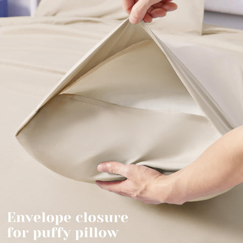 BYSURE made bed in bedroom setting conveying hotel-style comfort and clean aesthetic