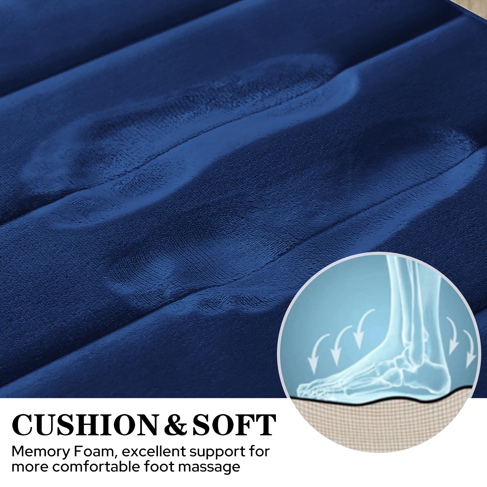 BYSURE close-up microfiber pile texture showing soft feel and fast absorbency