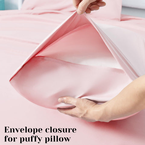 BYSURE microfiber fabric close detail showing double-brushed finish for smooth feel