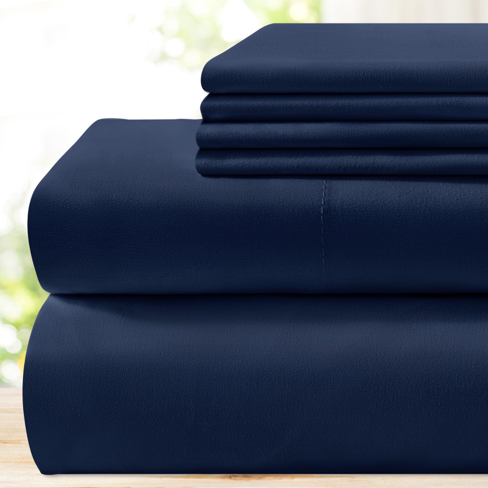 BYSURE king sheet set front view showing neat packaging and color