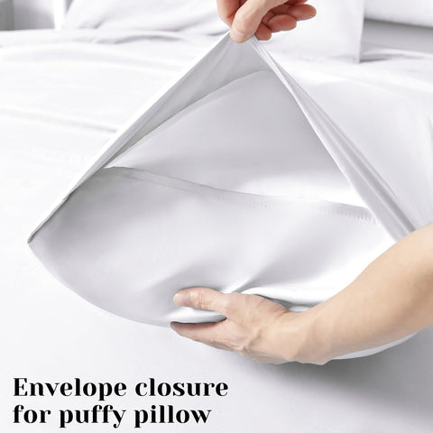 BYSURE pillowcase seam close-up highlighting durable stitching for lasting performance