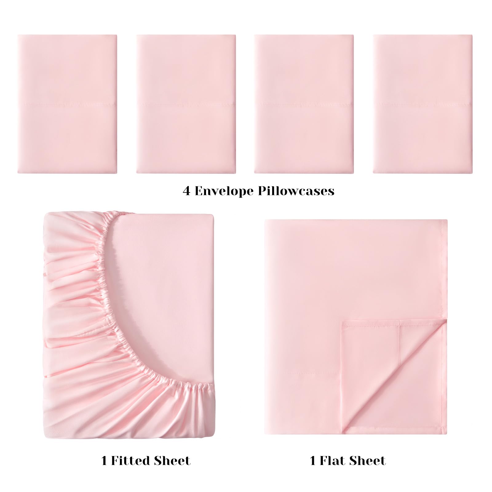 BYSURE pillowcases close-up showing brushed texture for extra softness benefit