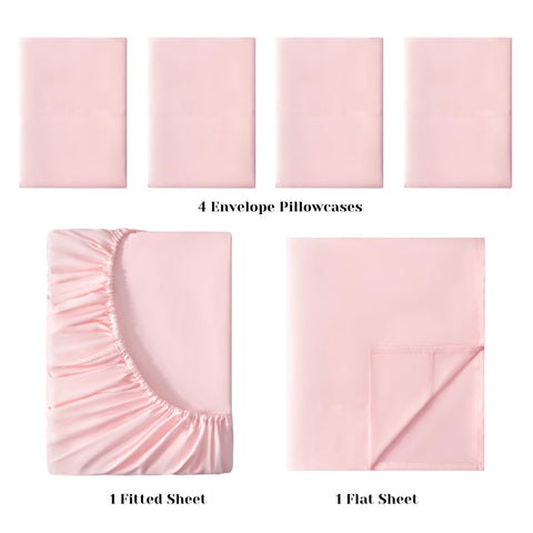 BYSURE pillowcases close-up showing brushed texture for extra softness benefit