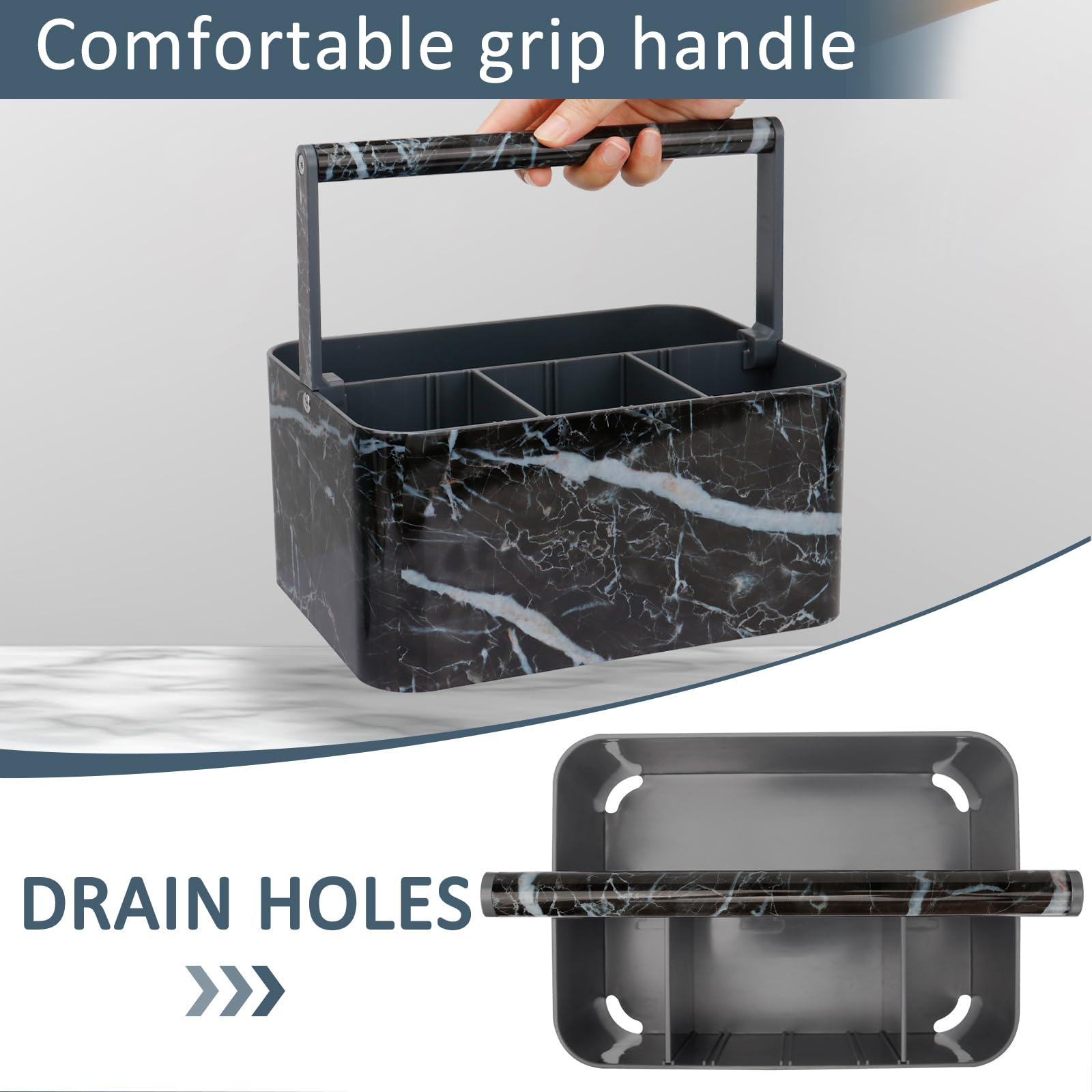 BYUNER adjustable divider detail demonstrating customizable compartments benefit