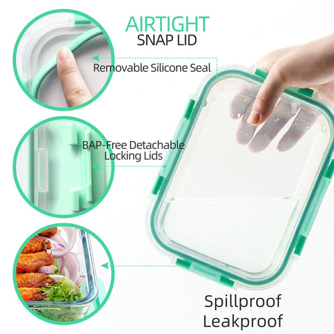 C CREST glass container in oven without lid demonstrating high-heat oven safety