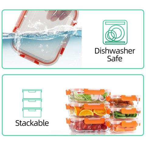 C CREST glass dish in microwave (lid removed) highlighting safe, even reheating convenience