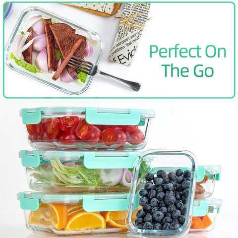 C CREST glass container in freezer showing safe cold storage and portioning