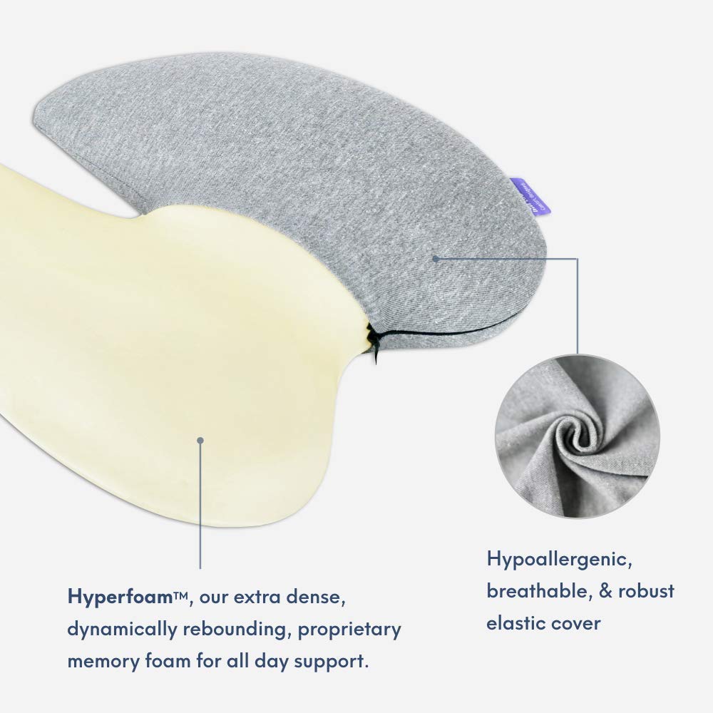 C CUSHION LAB Hyperfoam close-up showing dense texture for sustained firmness