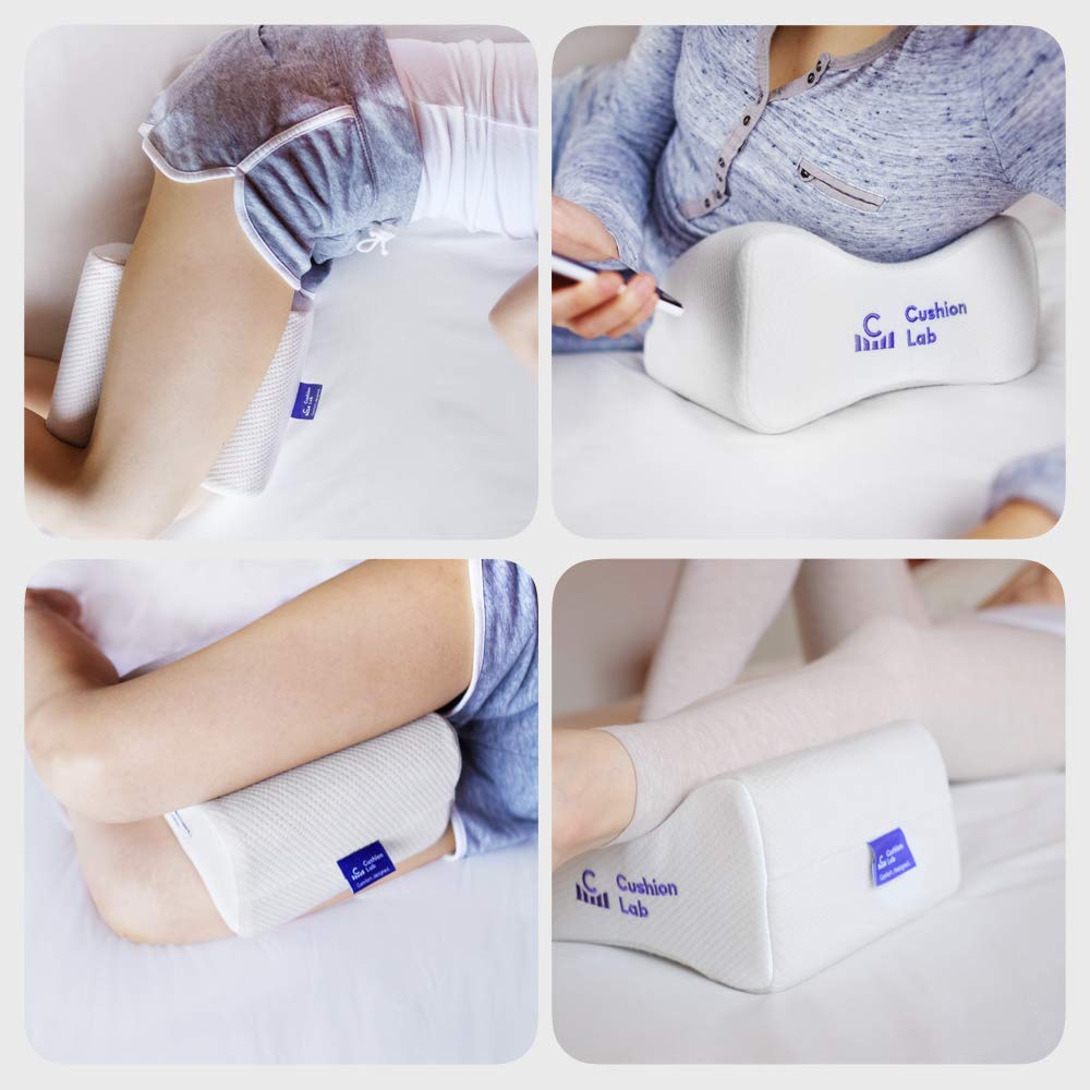 C CUSHION LAB memory foam cross-section highlighting extra dense core for lasting spinal alignment