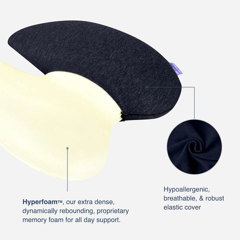 C CUSHION LAB installed in car seat for stable lumbar support