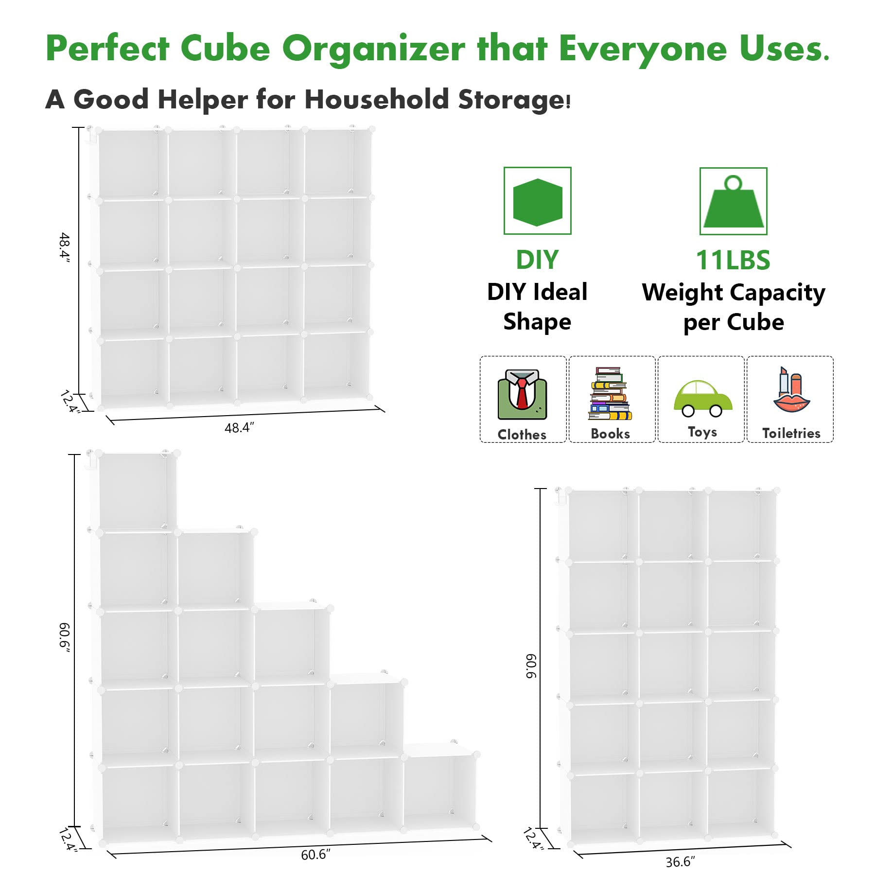 C&AHOME entryway setup with baskets, keeps daily items organized benefit