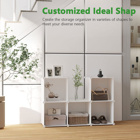 C&AHOME milky used inside closet showing improved clothing storage