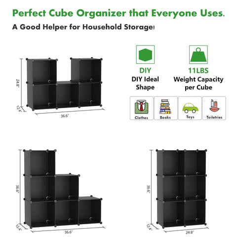 C&AHOME cube interior with ruler showing usable space benefit
